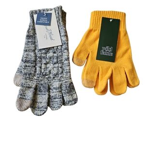 Wild Fable Yellow Knit Gloves